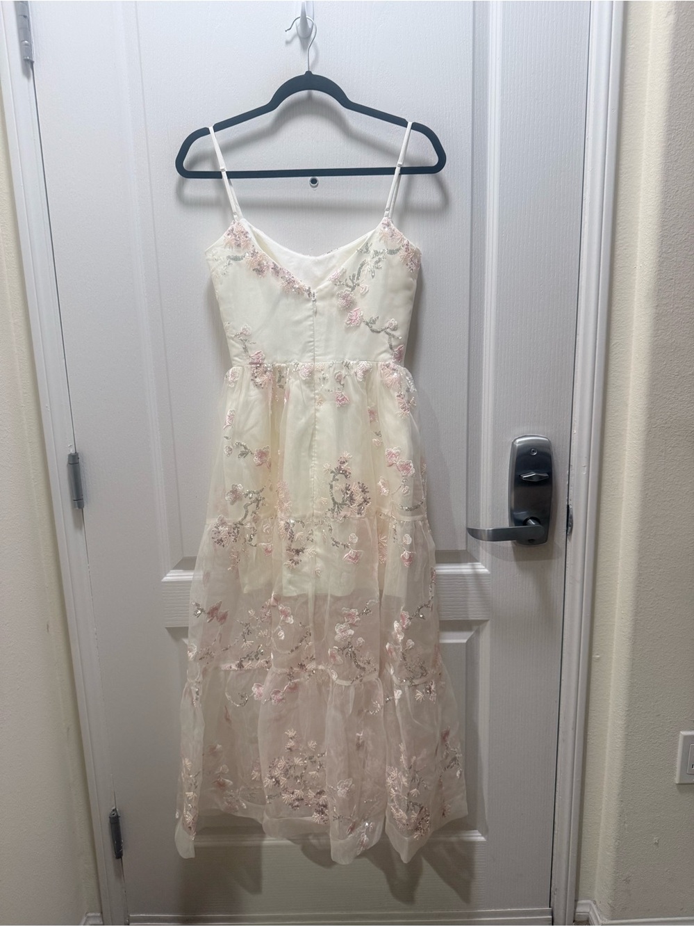 Helsi Adela Embroidered Mesh A-Line Midi Dress Size XS NWT - Picture 8 of 9